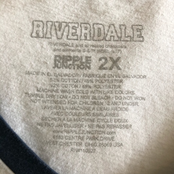 Riverdale High Athletic Department T-shirt - Picture 2 of 6